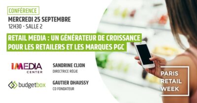 Participez à notre conférence le 25 septembre à Paris Retail Week