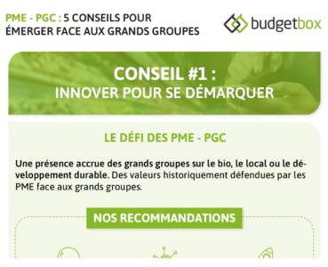 Infographie - PME PGC : 5 conseils pour émerger face aux grands groupes