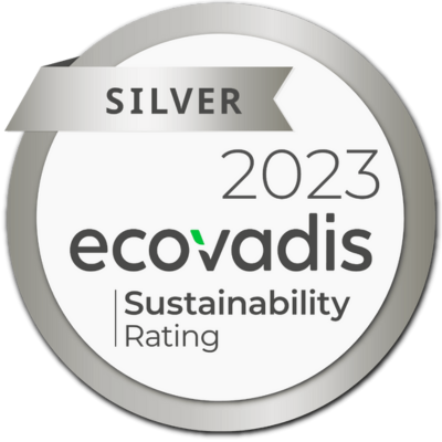 Médaille d'argent Ecovadis 2023